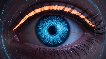 Biometric Eye Scan: Technology and Human Connection