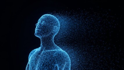 Digital Human: Technology Meets Emotion in Abstract Form