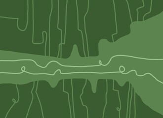 Abstract image for printing. Picture for modern interiors. The picture is painted by hand on a tablet. © neurostructure