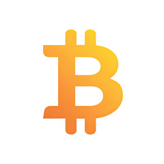 Glowing golden symbol set against black background, representing digital currency