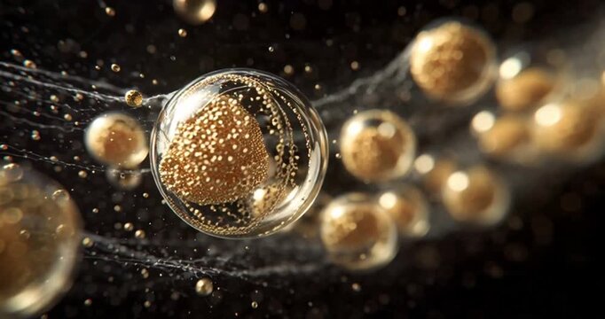 Skincare mockup scene showcasing toner application on cotton pad in a morning skincare routine video