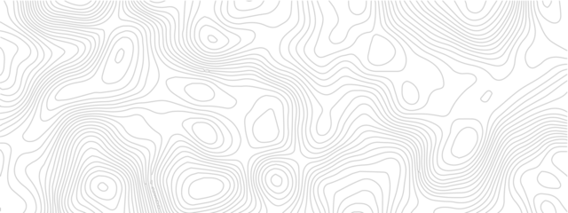 Gardinen Landschaftsmuster Creative Abstract Mapping Design with Seamless Contour Lines Depicting Mountain Ridges and Ocean Depths in a Stylized Geometric Grid  © Romana