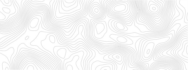 Abstract Geometric Line Pattern Depicting Sea Maps, Topography, and Discovery Areas on a Mounted Grid Landscape