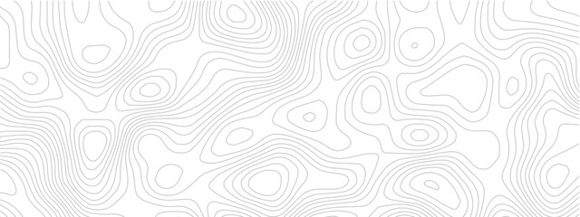 Abstract Geometric Line Pattern Depicting Sea Maps, Topography, and Discovery Areas on a Mounted Grid Landscape