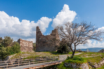 The Myndos Gate is the one of the entrance gates of the Halicarnassus in Bodrum Town