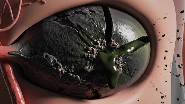 Professional 3D Visualization of Acute Cholecystitis