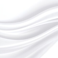 A luxurious white silk background featuring elegant, smooth waves that create a soft, flowing texture, evoking a sense of tranquility and sophistication.