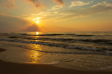 sunrise on the beach