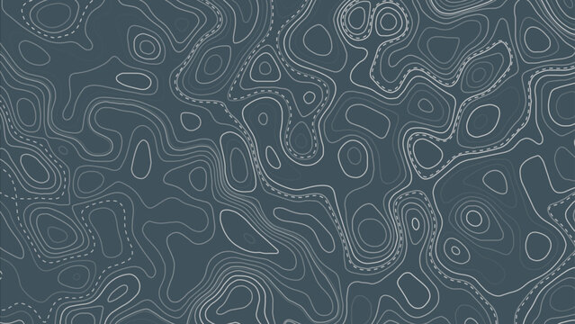 This detailed illustration of topography lines repeats seamlessly and the vector file.  Business concept. Vector illustration