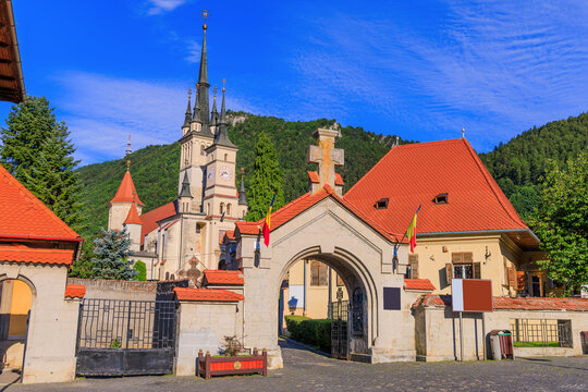 Brasov, Romania. St. Nicholas Church in old town.