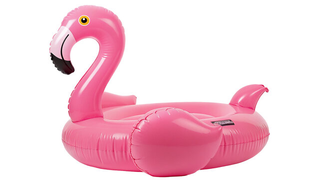 Vibrant pink flamingo pool float for summer fun and relaxation