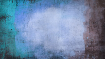 Obraz premium grunge background with space for text or image. Mysterious Deep Blue Grunge Texture