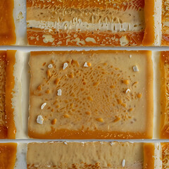 ColbyJack cheese arranged beautifully on a clean white background