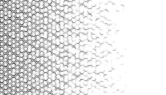 Black and white abstract geometric pattern with transition effect for sporty background and jersey design. Fully editable vector element. Vector Format Illustration 