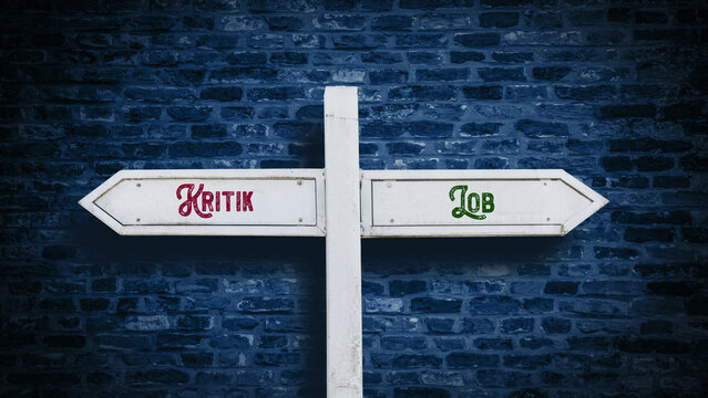 Signposts the direct way to praise versus to criticism