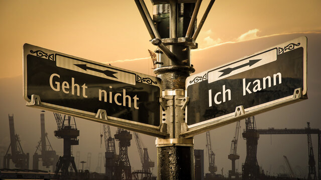 Signposts the direct way to I can versus resignation