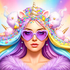 woman in carnival mask