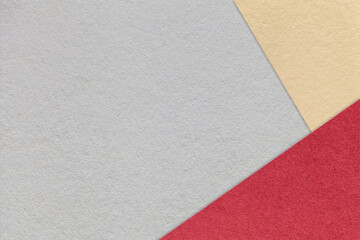 Abstract light gray red, beige paper background with copy space. Template for presentation, banner, card design