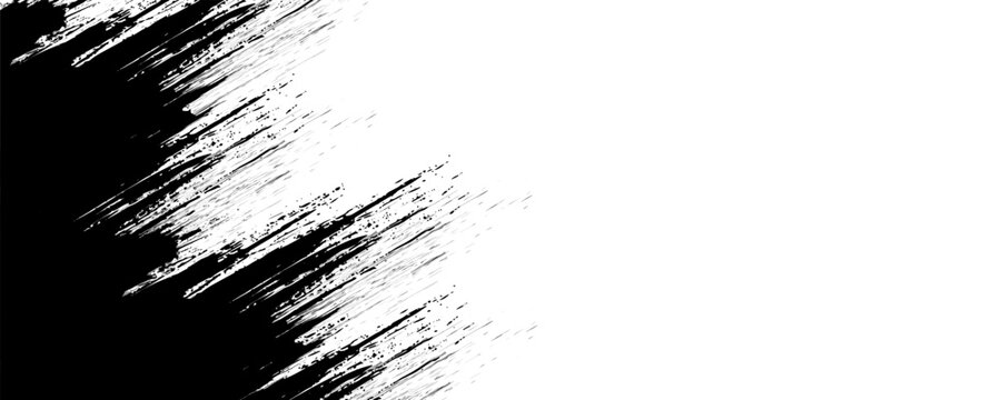 Smooth vector transition from black to white with straight broken lines. Modern vector background for transition from one image to another