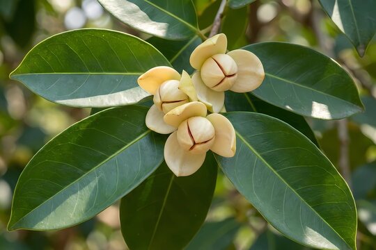Rumdul Flower Blooming in Tropical Natural Habitat