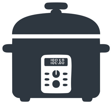 Multicooker Appliance with Display Screen for Food Preparation and Cooking