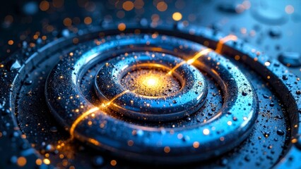 Blue Gold Vortex Technology Light Efficiency Device