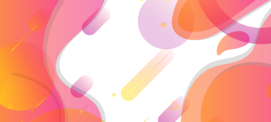 ColorfulAbstractShapesOnWhiteBackground transparent background