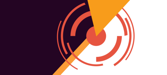 GeometricTriangleCircleDesignOnDarkBackground transparent background