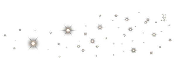 Sparklingstarsisolatedontransparentbackground transparent background
