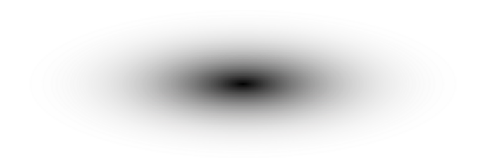 Realistic soft oval shadow with smooth blur and natural depth for graphic design effects