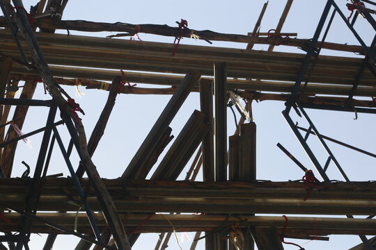 Temporary Construction Framework , Architectural Support Structure