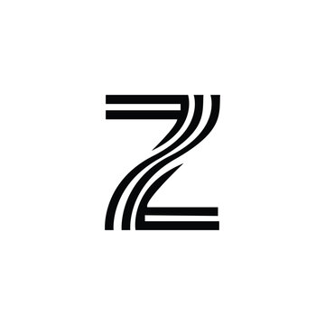 Zebra Minimalist and modern vector logo design suitable for business and brands