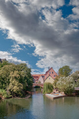 Fototapeta premium Nuremberg, a city in northern Bavaria, is distinguished by its medieval architecture, Germany