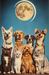 pet store advertising poster