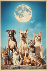 pet store advertising poster