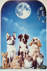 pet store advertising poster