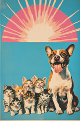 pet store advertising poster