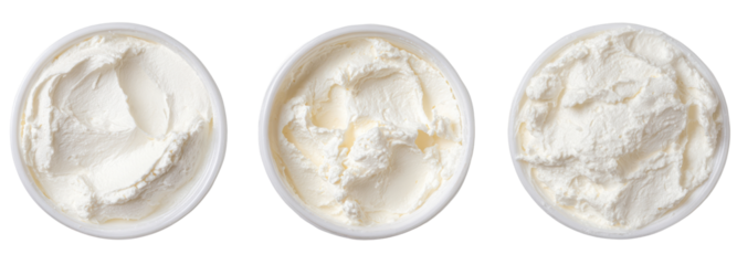 Creamy whipped topping kitchen food photography transparent background