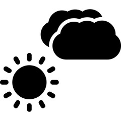 Cloud-sun Icon