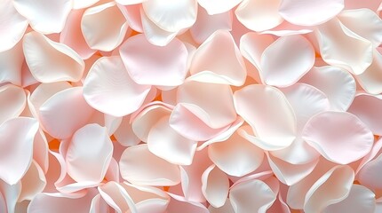 Obraz premium delicate pink and white rose petals background floral texture