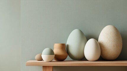 Minimal Easter interior decor