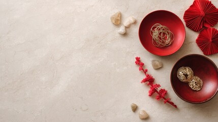 Chinese New Year tabletop still life