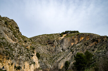 Naklejka premium Ruta de los molinos en Bocairent, Valencia