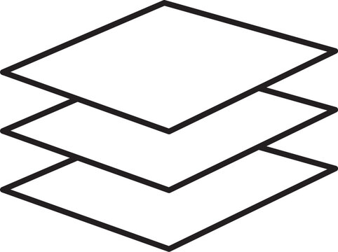 AI System Layer Outline Icon
