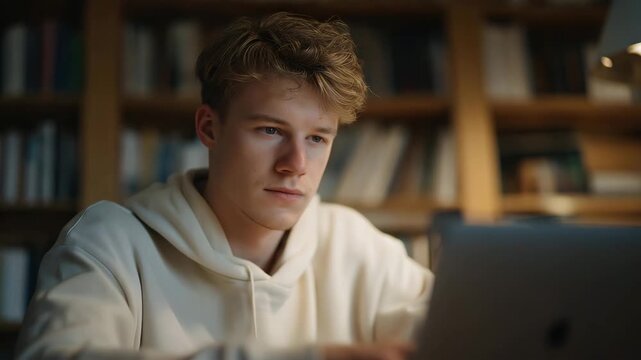 A digital declutter session where a person archives old photos, deletes unused apps, and organizes cloud storage&mdash;starting the new year with mental clarity and organized digital life. cinematic