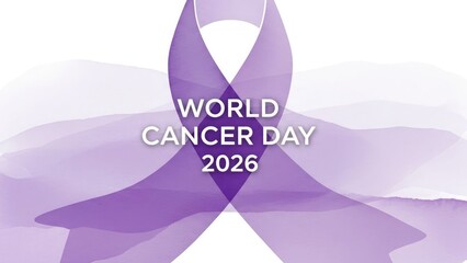 Cancer Day 2026 purple ribbon awareness cancer awareness ribbon
