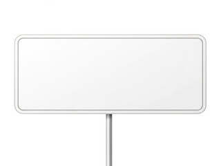 Obraz premium Blank signboard isolated on transparent background