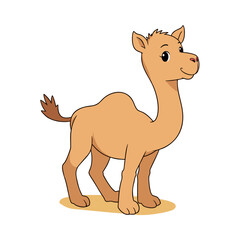Cute Camel Clipart 09