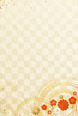 和紙　背景　たて