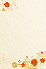 和紙　背景　たて